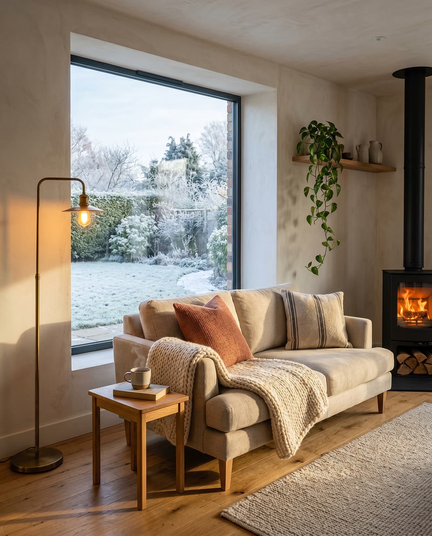 A fabric-first insulation retrofit: warmth held in through a frosty morning, heating that works less hard, and dry, draught-free rooms