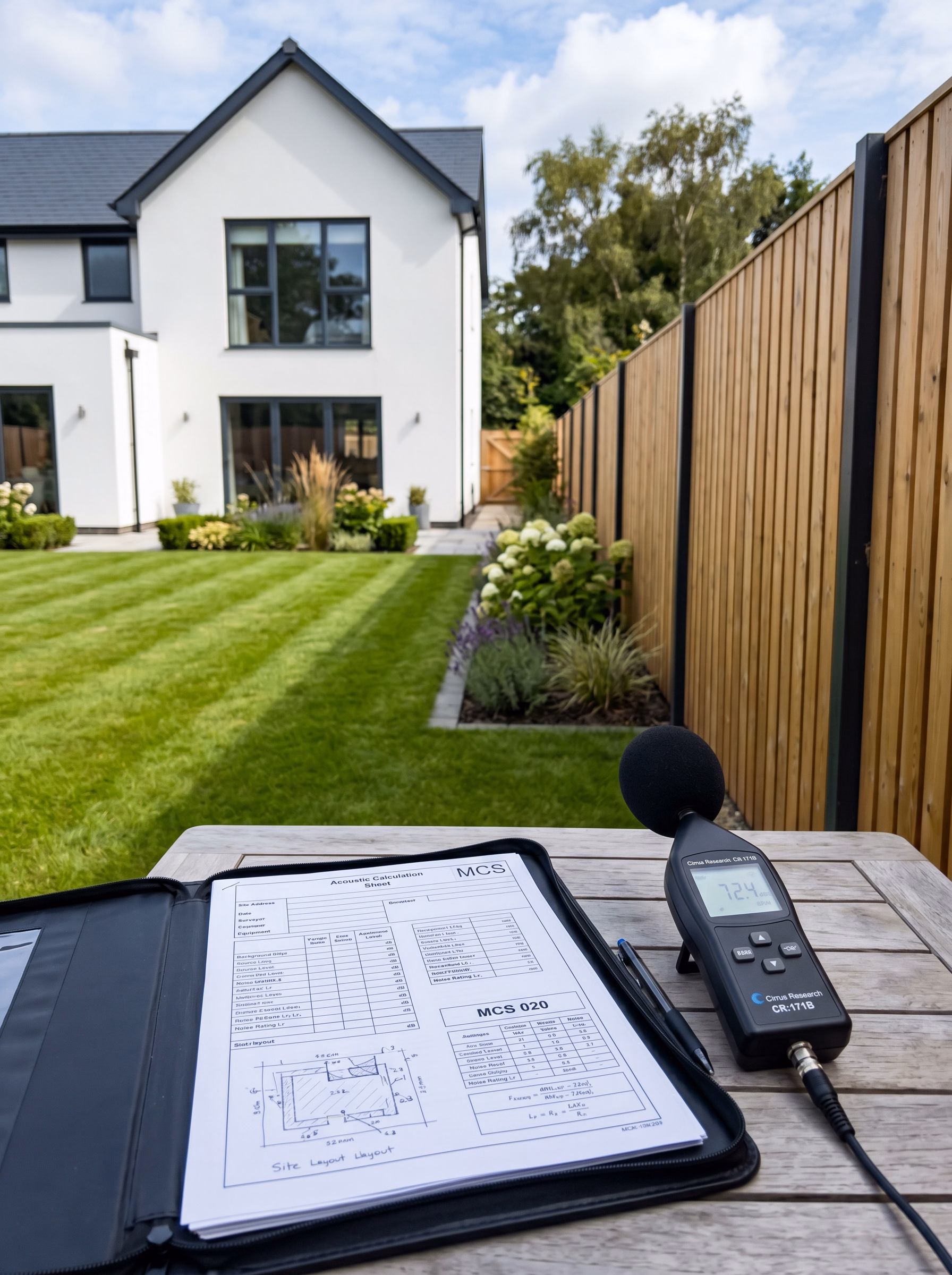Air Source Heat Pumps — Noise assessment at boundary