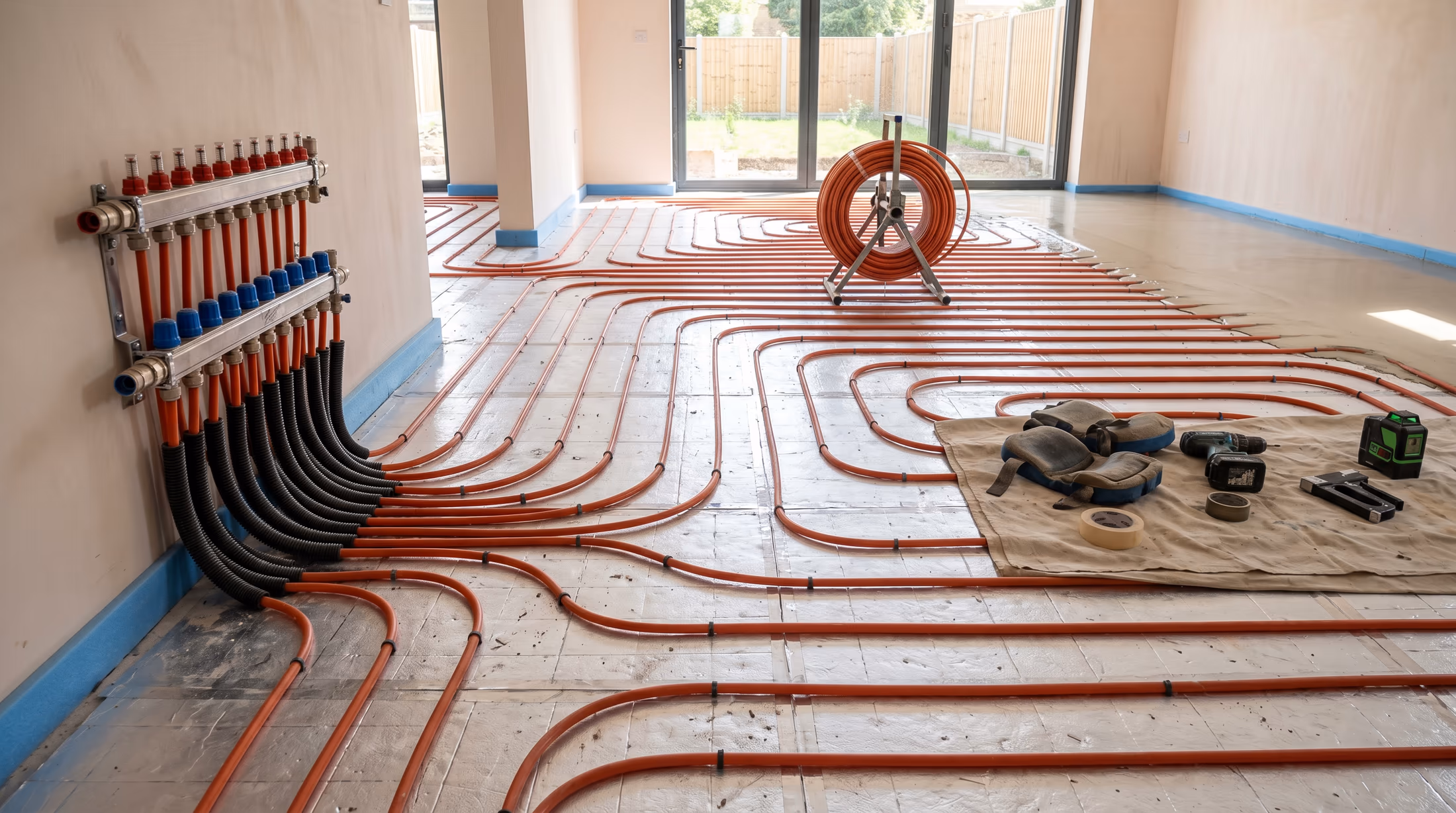 Underfloor Heating — step 3: Installation